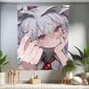 XXL Fashion Hot Popular Touhou Project Tapestry Anime Surrounding Bedroom Study Home TapestryRoom Dormitory Game Room Decoration