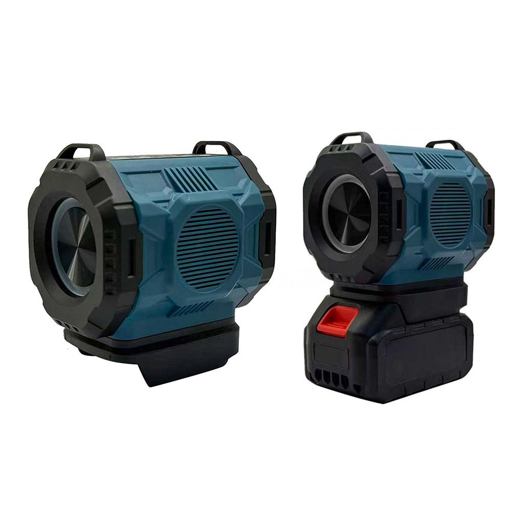 Workshop Use 18V Battery Speaker Shoulder Strap Included Battery Powered Speaker Usb Charger 360 Omnidirectional Sound