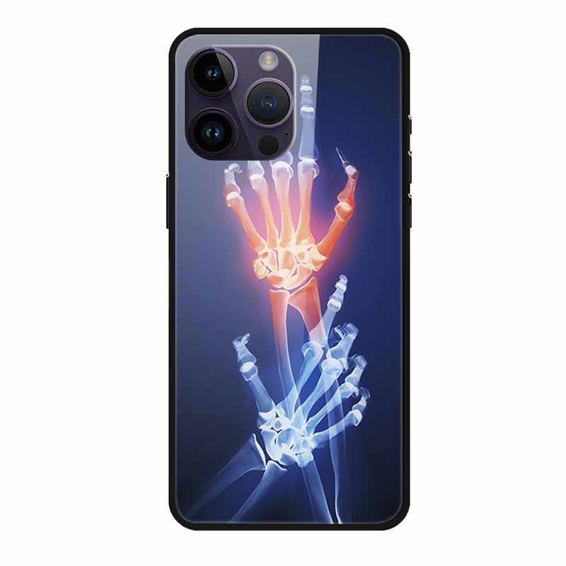 Tempered Glass Case For iphone 15 Pro Max Case Hard Glass Back Cover Soft TPU Bumper For iphone 16 Pro Max Phone Case 16Pro Max