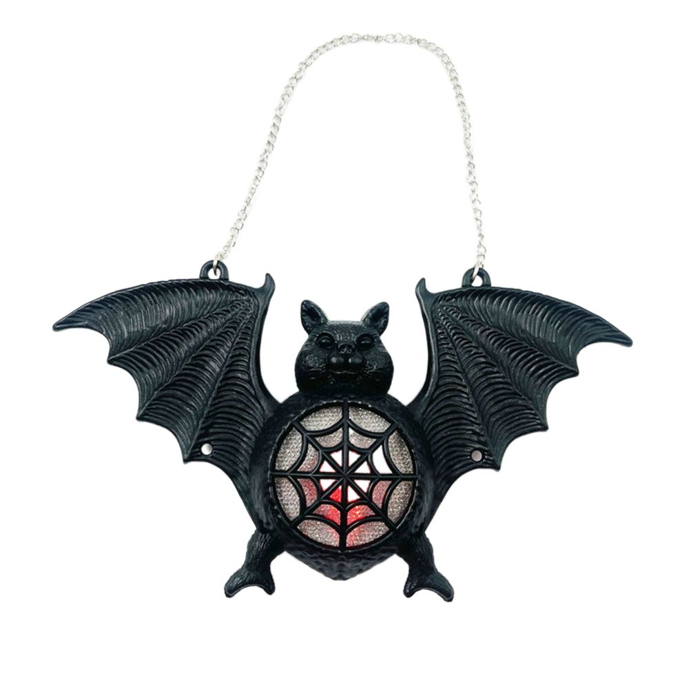 Decoration Atmosphere Prop Colorful Lamp Halloween Festival Bat LED Light Hanging Decoration
