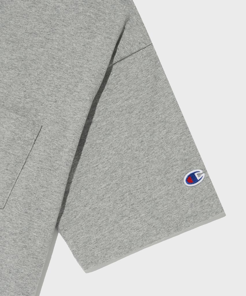 CHAMPION Basic Pocket Short Sleeve T-Shirt Normal Grey
