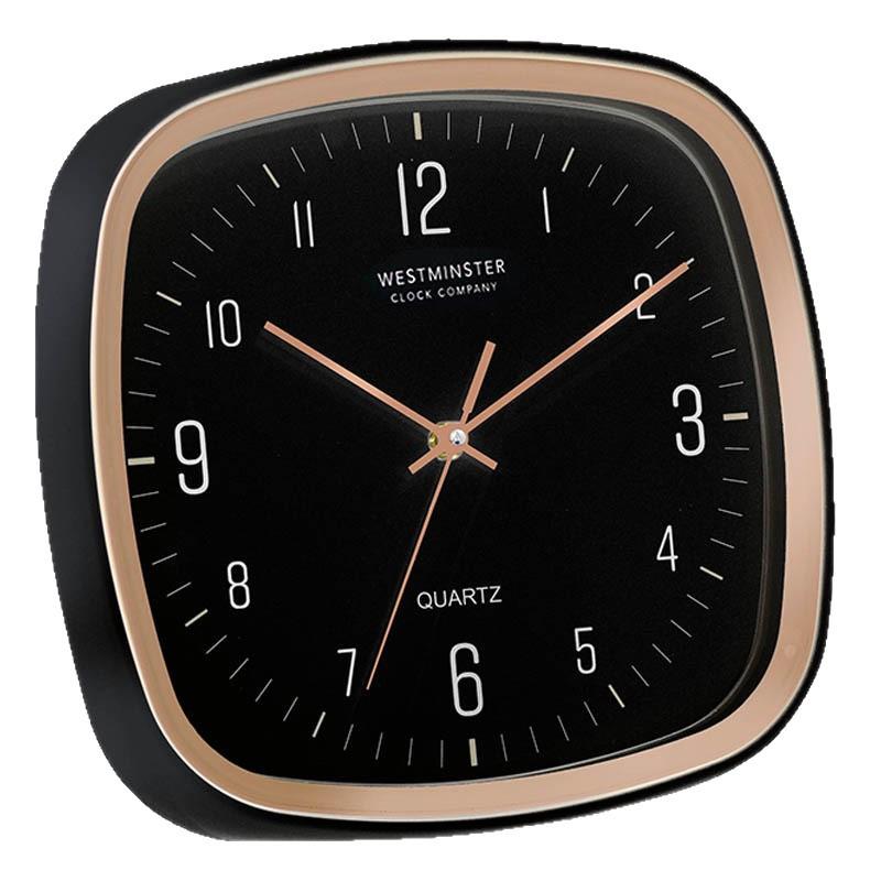 

Настенные часы Простые и элегантные Бесшумные Гостиная Обеденный стол Семейные Новая решетка Минималистичный дизайн Часы 12 inch square 28 cm