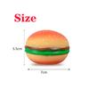 Hamburger Stress Ball Squishy Toys Stress Anxiety Relief Decompression Sensory Toy Hamburger Pinching Cookies Toy for Kids