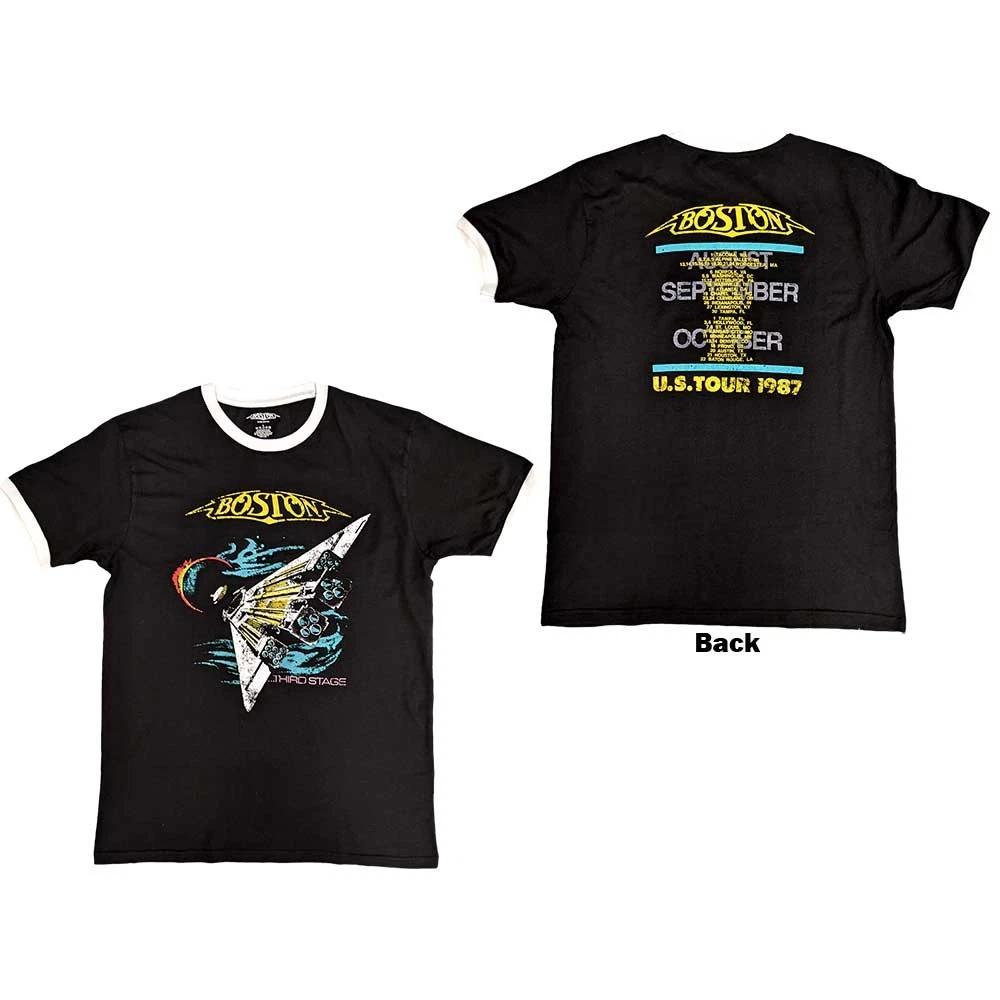 Boston US Tour  87 T-Shirt Black New M