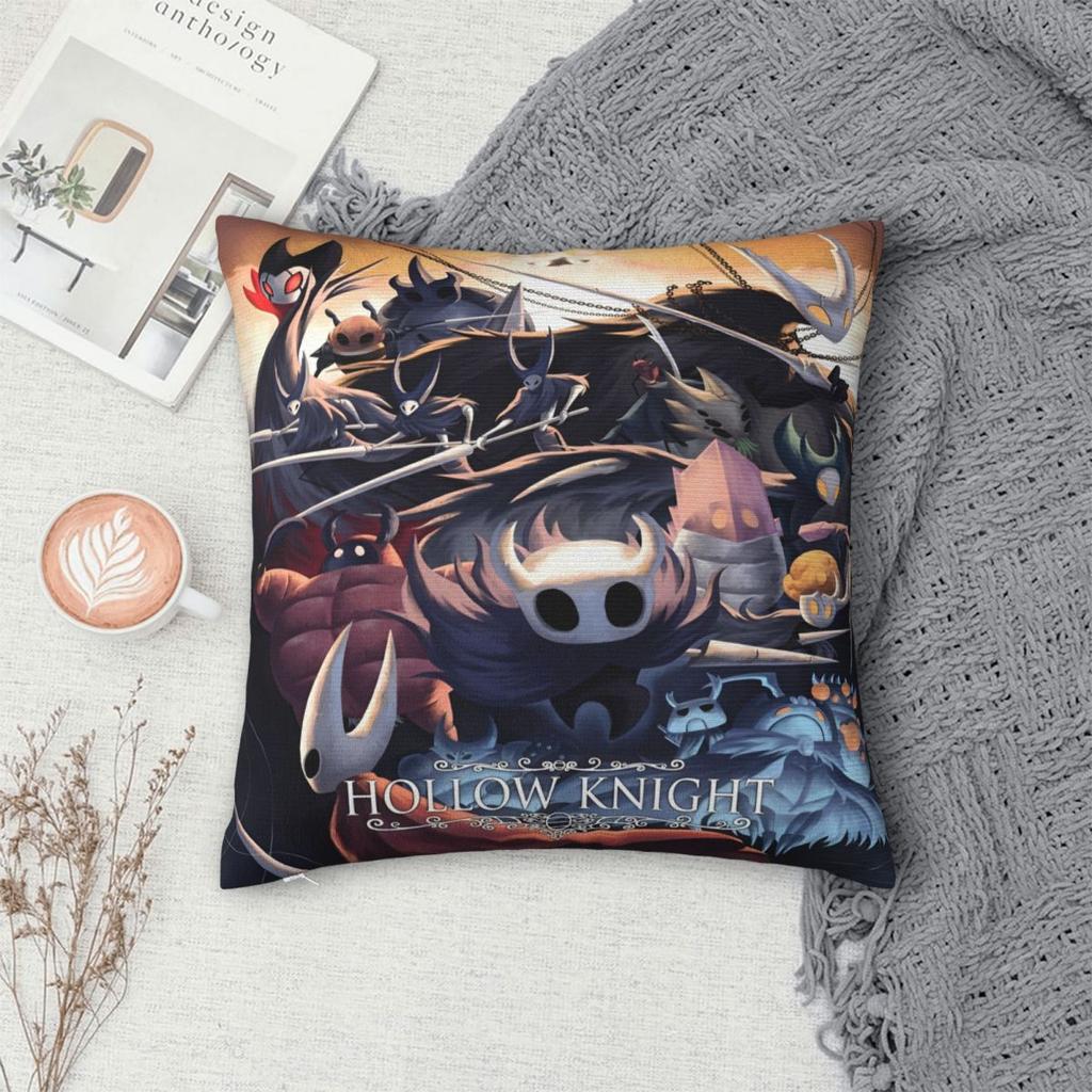 Hollow Knight Funny Games Pillowcase Accessories Printed Cushion Cover Pillow Covers Home Decoration Square Multi Size