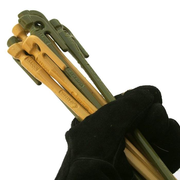[Ellis] Forged Pegs [Ellis] Stake 28cm 8-Pack Powder Coating (Olive)