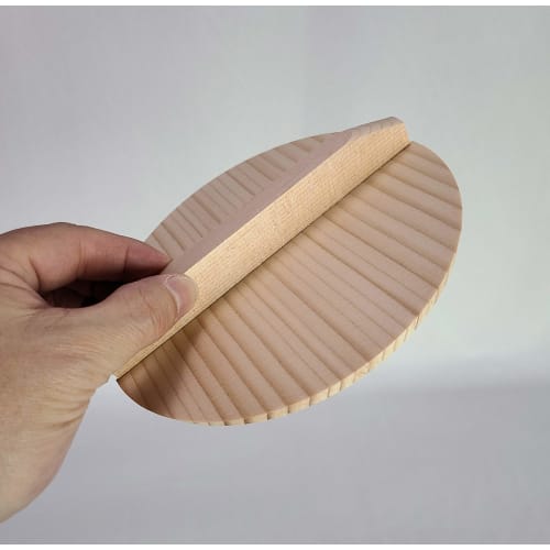 Umezawa Drop Lid, 16cm Diameter, Made in Japan, 201164, Natural