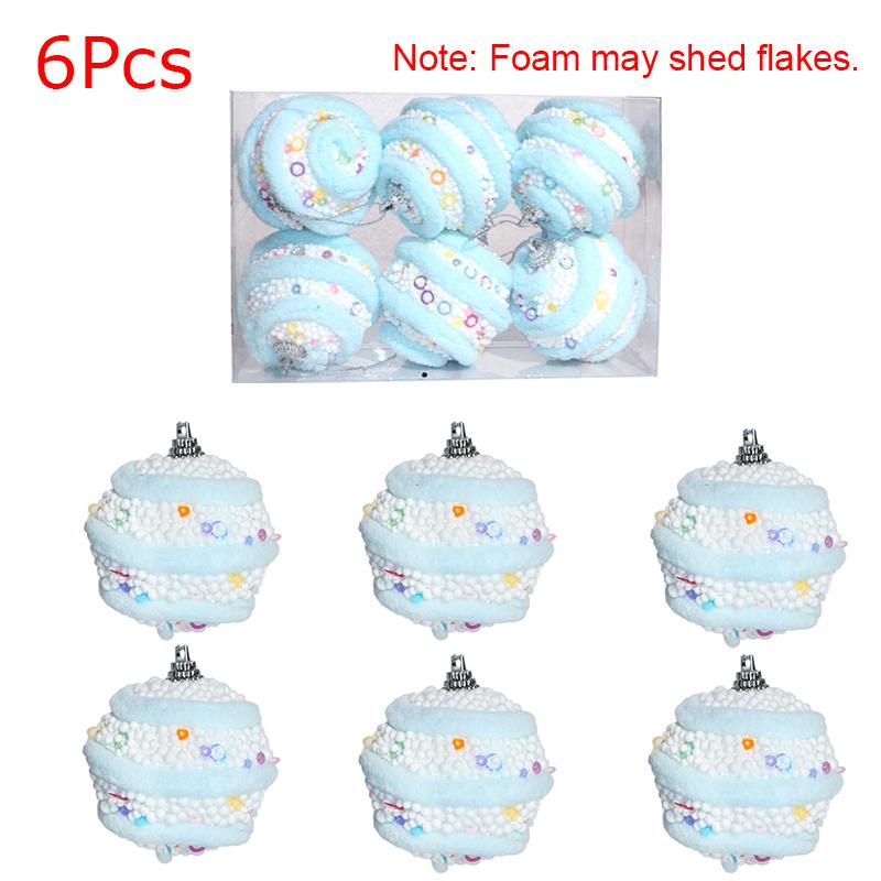 

6 ШТ./Упак. Легкие Декоративные Подвесные Украшения для Вечеринки Экологичные Конфетные Цвета Атмосфера 6 см