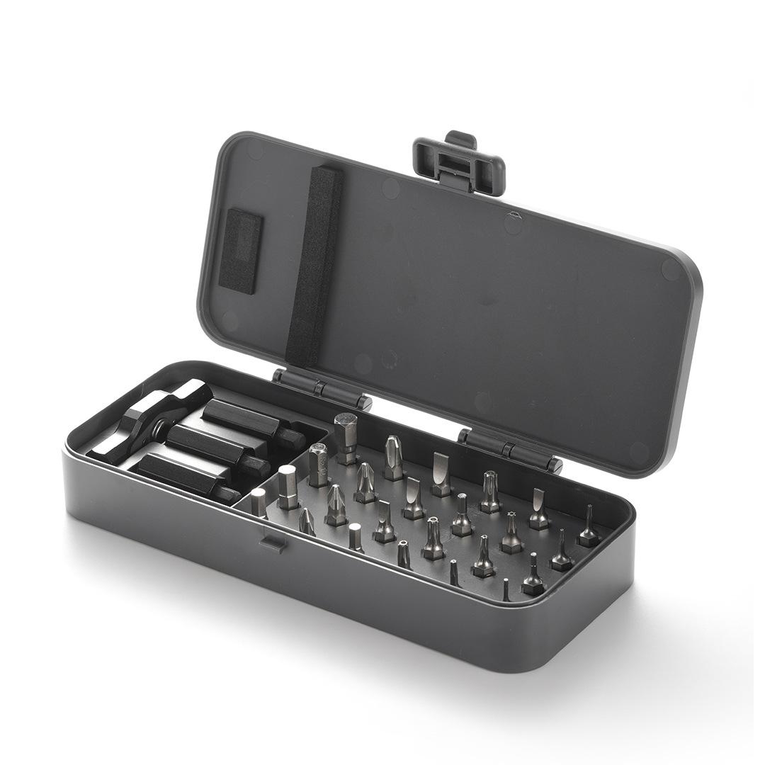 

Набор многофункциональных отверток с трещоткой 24 в 1 с магнитными битами из легированной стали S2 24 in 1 ratchet screwdriver set