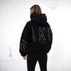 Damen Oversized Kapuzenpullover Mit Stickerei Weiche Fleece-Mischung Langarm Lässiges Oberteil Winter