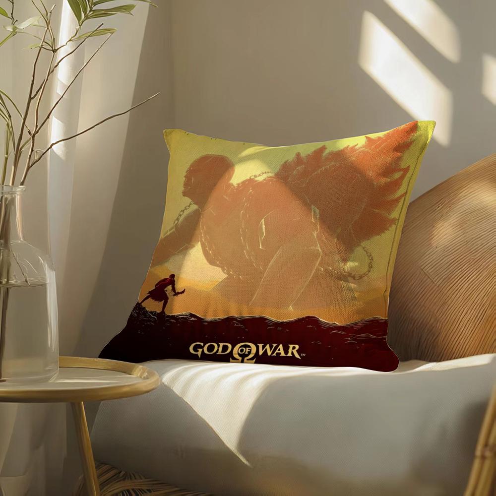 Gameg-Godofwarragnarok Pillow Case Pillowcase, Double-Sided Printed, Sofa Cushion, Bedroom Headboard