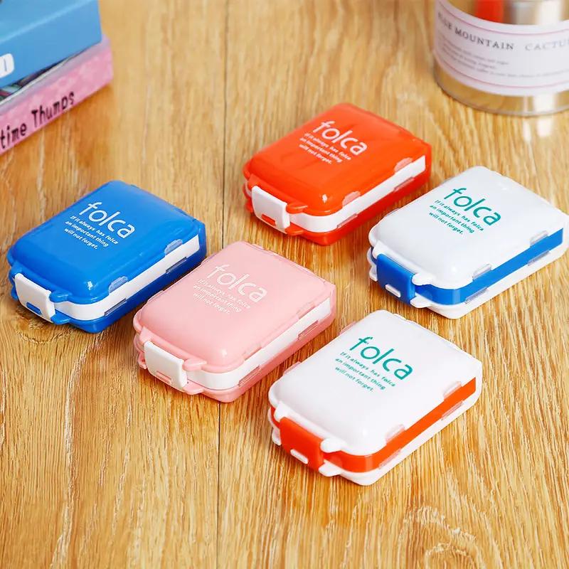 

1 шт. Портативная мини-герметичная аптечка, многофункциональная коробка для хранения, трехступенчатая аптечка большой емкости, чехол для таблеток 7 дней в неделю