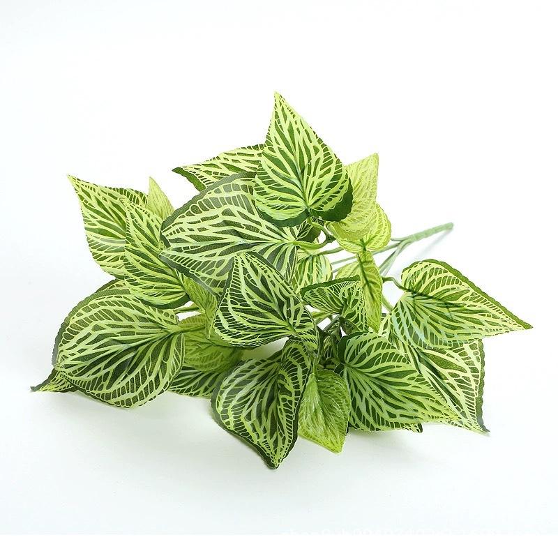 Simulation Plant Wall Green Plant Background Wall Flower Arrangement With Material Fake Flower Green Dill Living Room Small Potted Plant Decorative