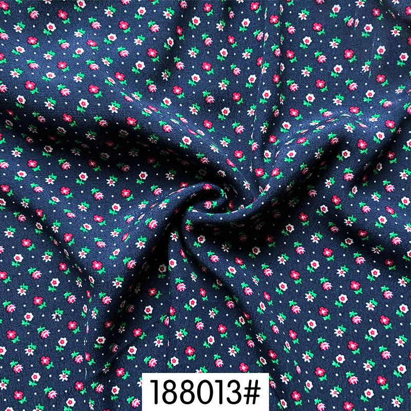 1 meter X 1.45 meter Cartoon print Fabric Viscose Yoryo Crinkled Rayon Dress Shirt Material RetroColorful dots Plain print