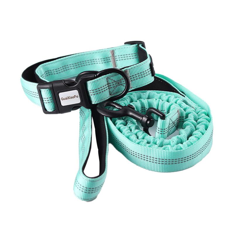 

Телескопический поводок для тяги Веревка для крупной собаки P-образная веревка не сковывает руку Дофаминовый поводок для выгула собаки Защита от укусов и взрывозащищенность небесно-голубой