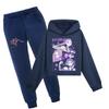 Children's Hooded Top And Pants Two-piece Tracksuit Set Long-sleeved Printed Clothing Set