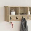 Wall Mounted Nightstand Sonoma Oak 100 X 16 X 26 Cm