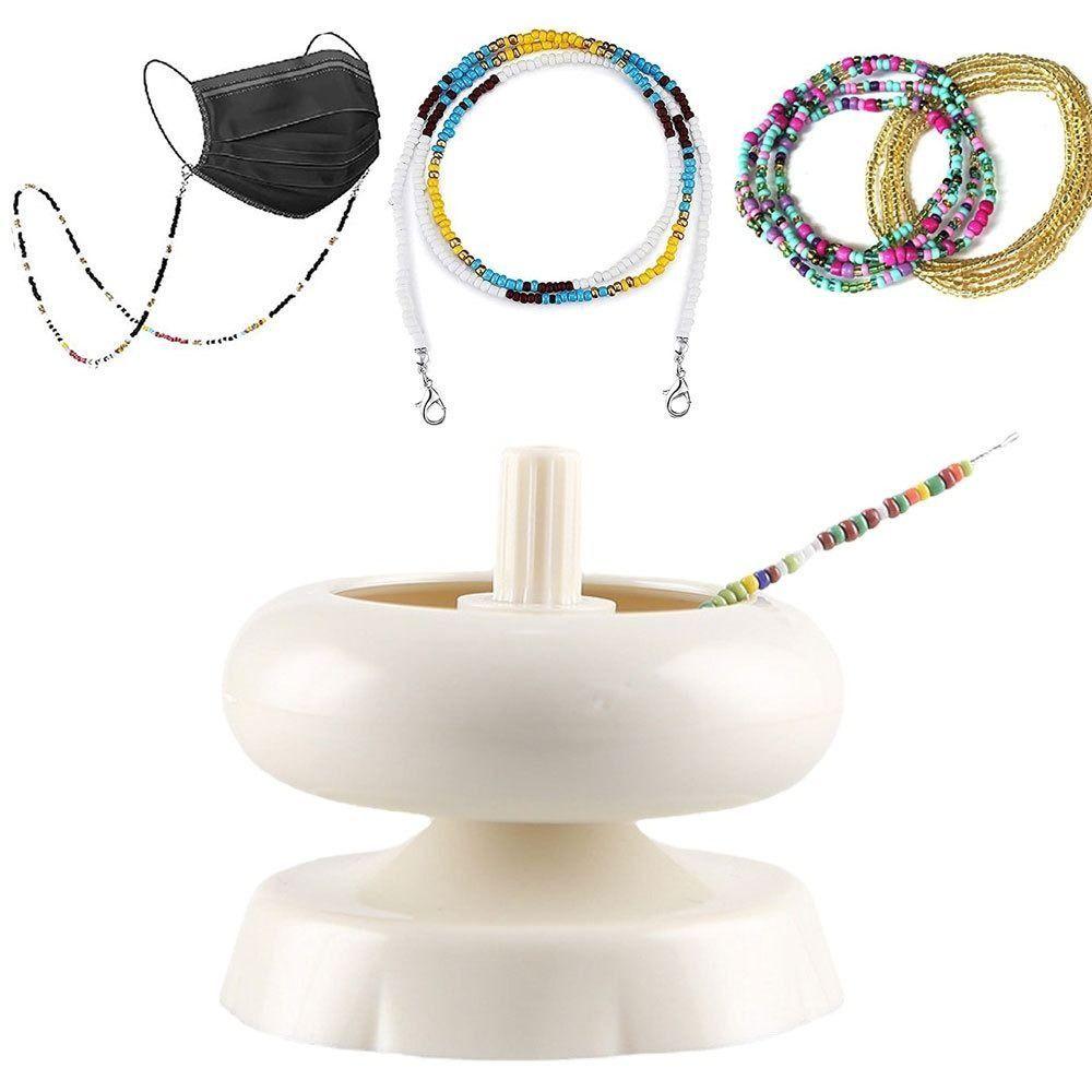 Armbänder Praktischer Perlenspinner Schnelles Perlen-Gerät Drehende Perlen-Schale DIY Perlen-Werkzeug Schmuckherstellung