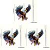 Unique 2d American Bald Eagle Independence Day Car Hanging Ornament Acrylic Dcor