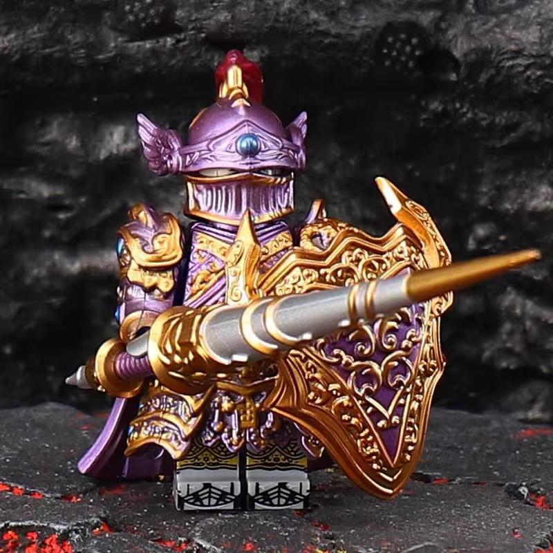 Lich King Medieval Round Table Knights Building Block Anime Sir Kay/Gaheris Bricks Action Figure Collection Model Toy Gifts