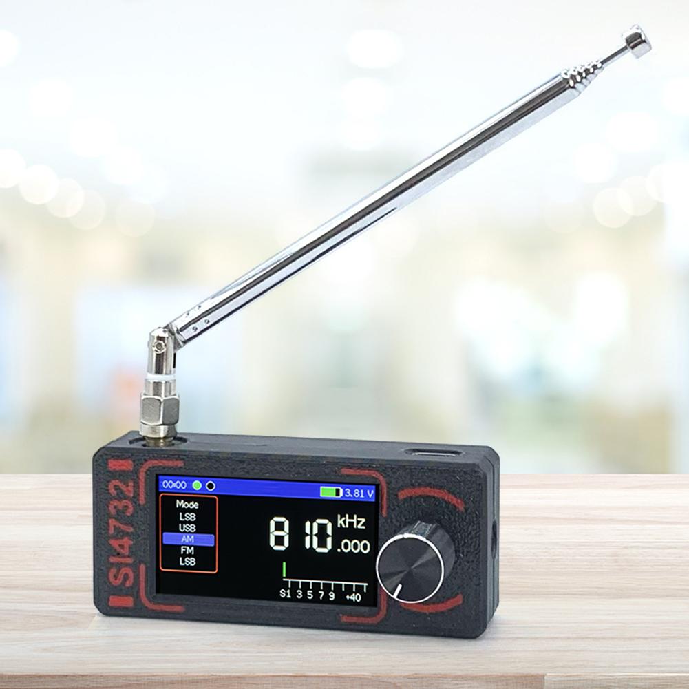 Mini SI4732 DSP Radio Full Band Mini Receiver with Antenna LSB USB AM FM Radio Pocket Radio Gifts for Seniors Elderly