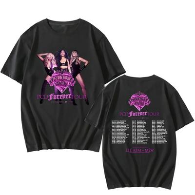 2026 T-shirt con Design della Band The Pussycat Dolls PCD FOREVER Tour Celebrate il 20° Anniversario T-shirt Manica Corta Cotone T-shirt Estiva