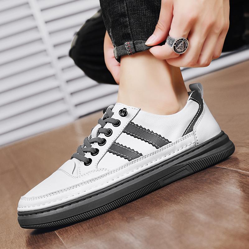 Fashion Classic Low Top New Mens Shoes Casual Shoes 2024 Breathable for Men Skate Shoes Men All-match Male Comfortable Leather Sneakers