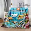 3D The-Octonauts printed blankets picnic blanket Warm Flannel blankets Soft and comfortable blanket bed linings Birthday Gift