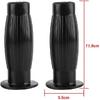 7/8" Universal Motorcycle Handlebar Grips, Non Slip Rubber End Thruster Grip, Motorcycle Hand Grips Black Handlebar Grips for ///