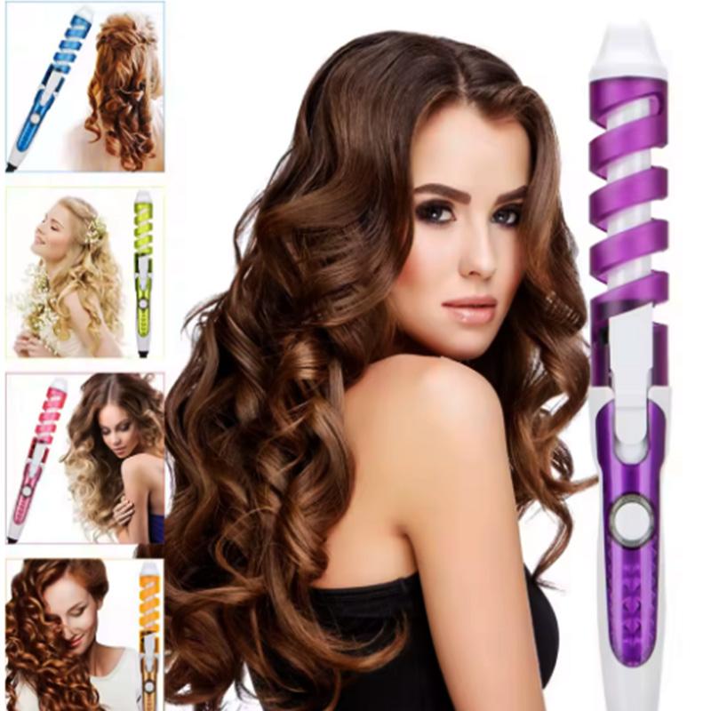 Multifunctional Three in One Hair Styling Tool with Adjustable Temperature for Curls and Straight Looks