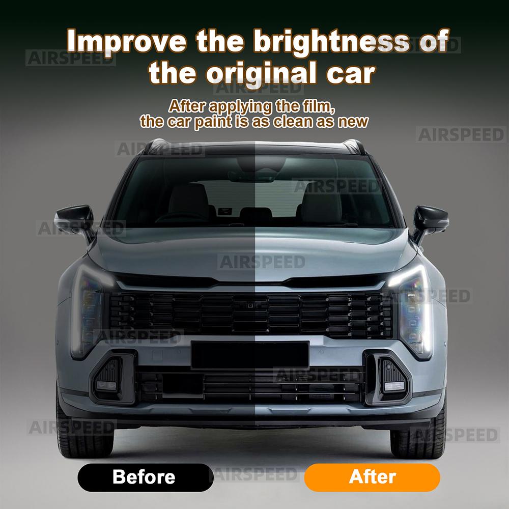 TPU Protective Film for Kia Sportage NQ5 2026-2027 – Clear or Smoked for Headlight, Rearview Mirror, B Pillar Covers
