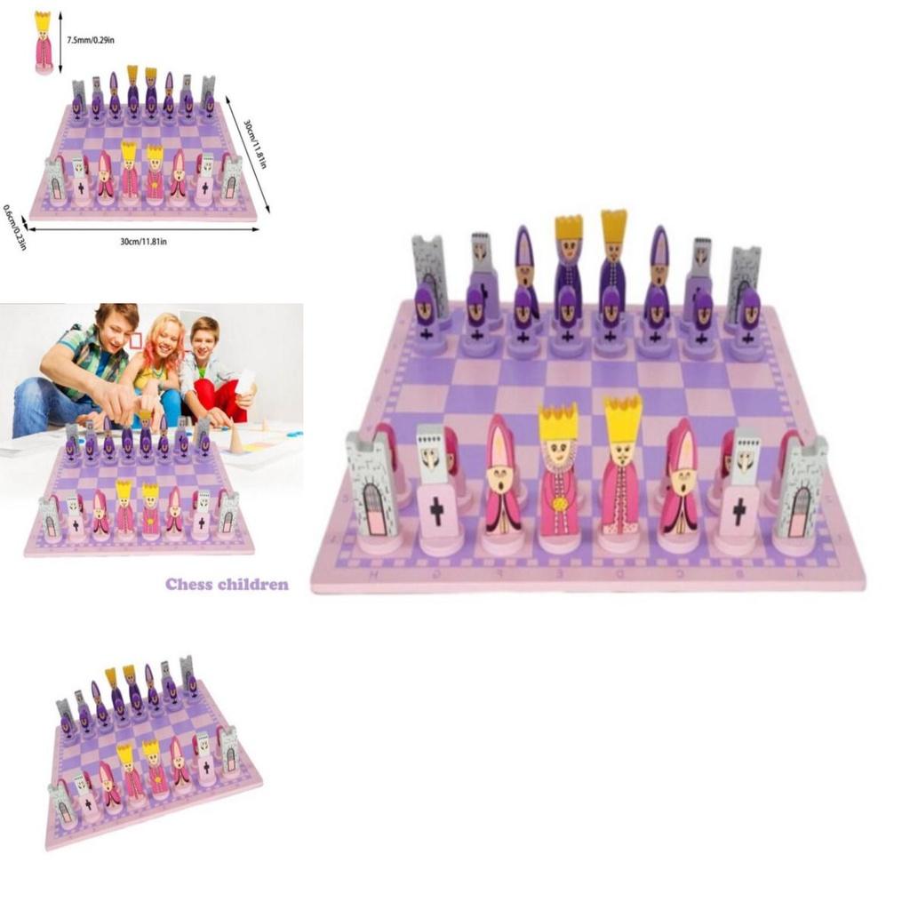 Premium Wooden Chess Set For Kids Educational Toy And Strategy Game Gift