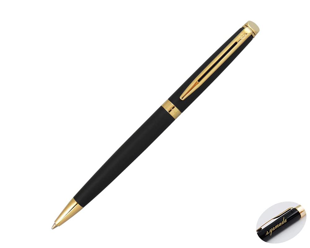 

имя подарок шариковая ручка Waterman Metropolitan ES Black GT [Бесплатная гравировка] [Бесплатная упаковка]