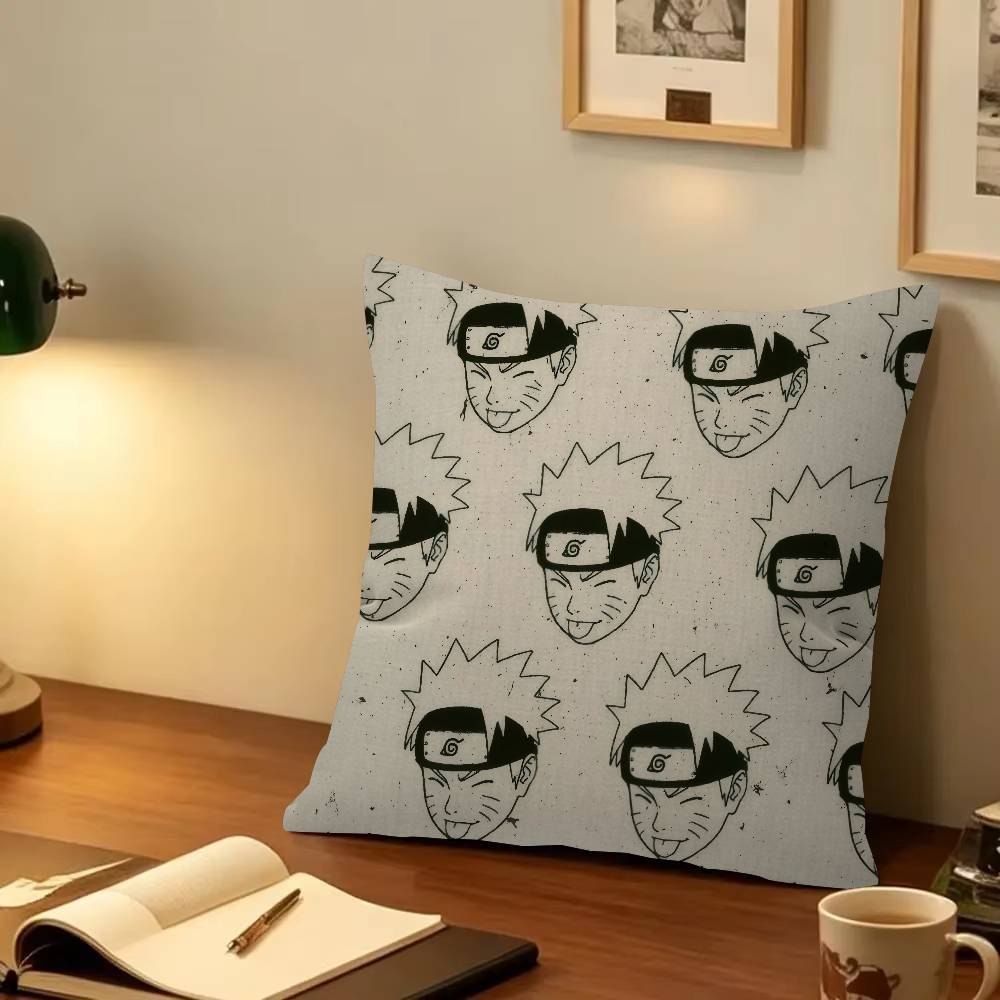 NARUTO black Pillow Anime Pillow Sofa Bed Head Pillow Cover Cushion Cover Fashion