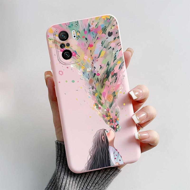For Xiaomi POCO F3 Case POCO F3 5G Cover Cute Butterfly Astronaut Cartoon Soft Silicone Phone Case For Poco F3 GT PocoF3 Fundas