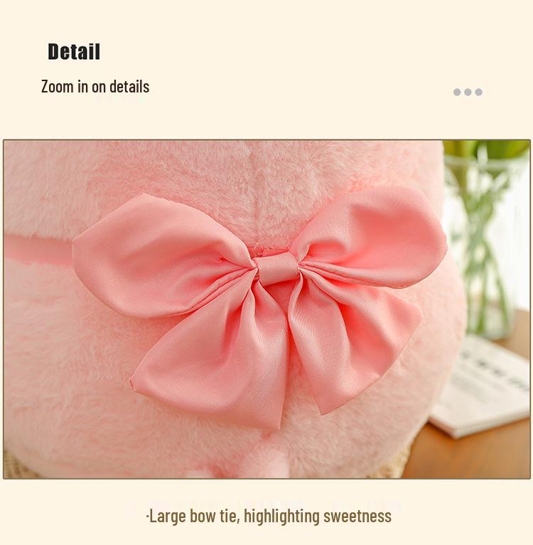 Lulu Pig Plush Toy: Cute Dressed Pig Doll for Kids, Perfect Gift