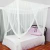 Sexy Mosquito Net Palace Four Door King/Queen Double Size Home Single  Bed Prevent Insect Outdoor Square Grace White Canopy Net