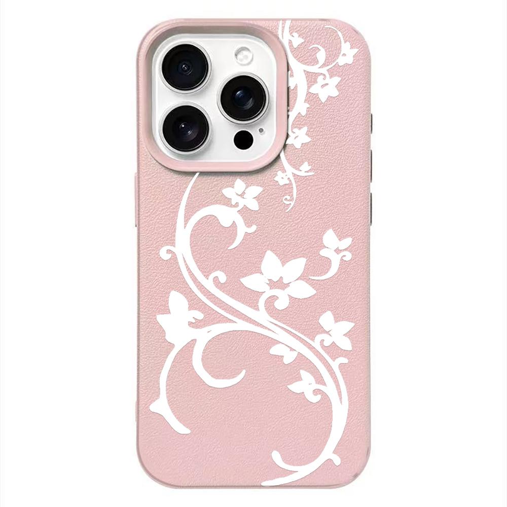 Painting Flower Patterns Phone Case For IPhone 17 16 15 Plus 14 13 12 11 Pro Max 17E Air 16e Shockproof Back Coque Cover