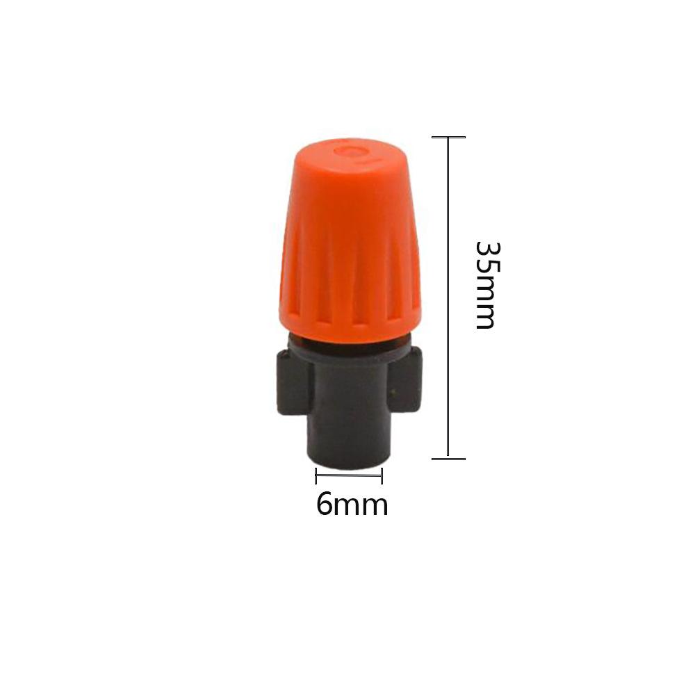 Adjustable 4/7 Orange Single-Outlet Atomizing Nozzle for Agricultural Irrigation Micro-Sprinkler and Humidification