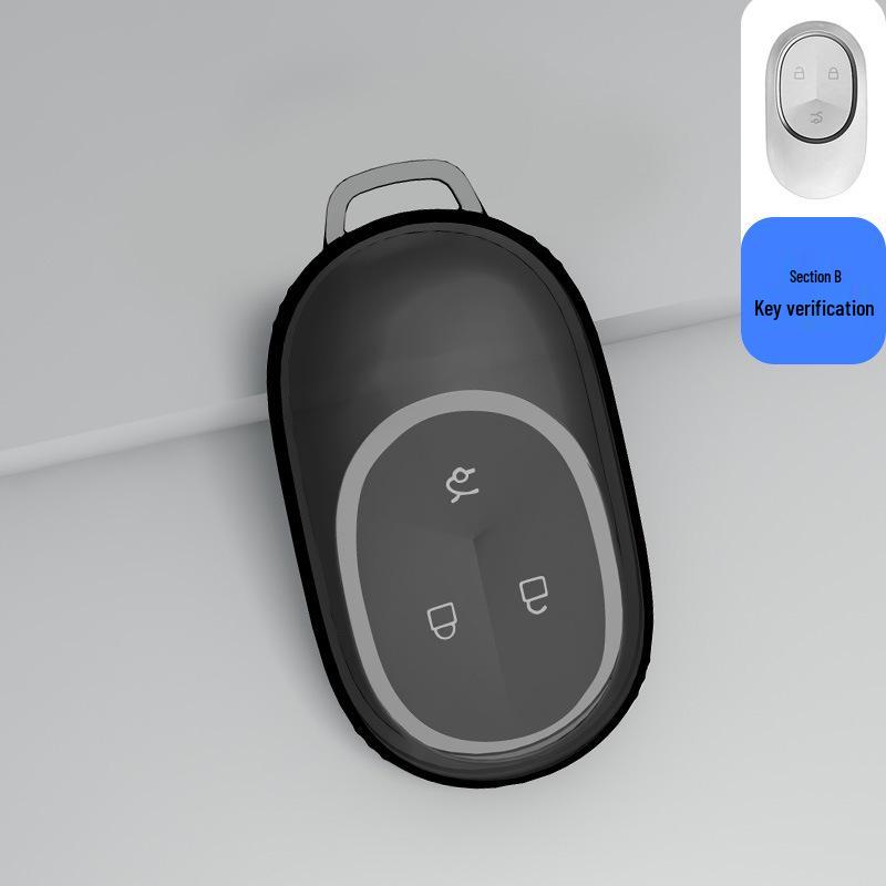2022 NIO ET7/ES7/ET5 Key Case: Transparent Protective Shell with Buckle