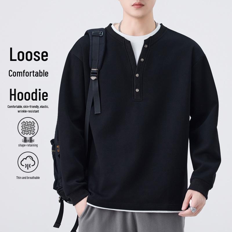 

Shanggu Menswear: 2025 Men s Heavyweight Fleece-Lined Two-Piece Style Hoodie XXL (145-160 lbs)