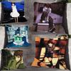Lain Iwakura S-Serial Experiments Pillow Case For Sofa Decor Car Office Room Printing Cushion Cover Decorations and Protector