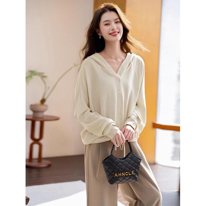 Mokana Women's Urban Casual Hooded Knit Sweater