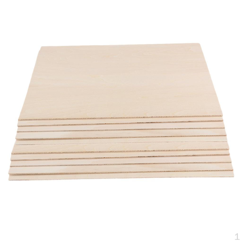 

20x Неокрашенные тонкие листы бальзового дерева для DIY проектов лодок и столов
