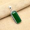 Green Onyx Gemstone Handmade 925 Sterling Silver Beauteous Jewelry Pendant For Women