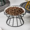 Nordic Style High Foot Pet Bowl Cartoon Neck Protection Anti Overturning Cat Dog Bowl Food Bowl