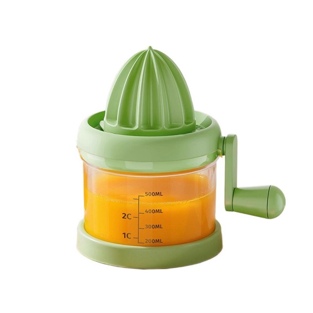 Transparent Hand Press Squeezer Scale Measure Fruit Residue Separator Manual Fruit Juicer  Home Use