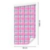 Pink Checkered Wallpaper Powder Pink and Purple for Living Room and Bedroom 50x1000