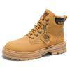 2026 Summer Men's Plus Size Martin Boots - British Style Trendy Leather High-Top Work Boots