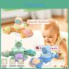 Multi-color Baby Suction Spinner Toy Set With Teething Safe Materials For Endless Fun